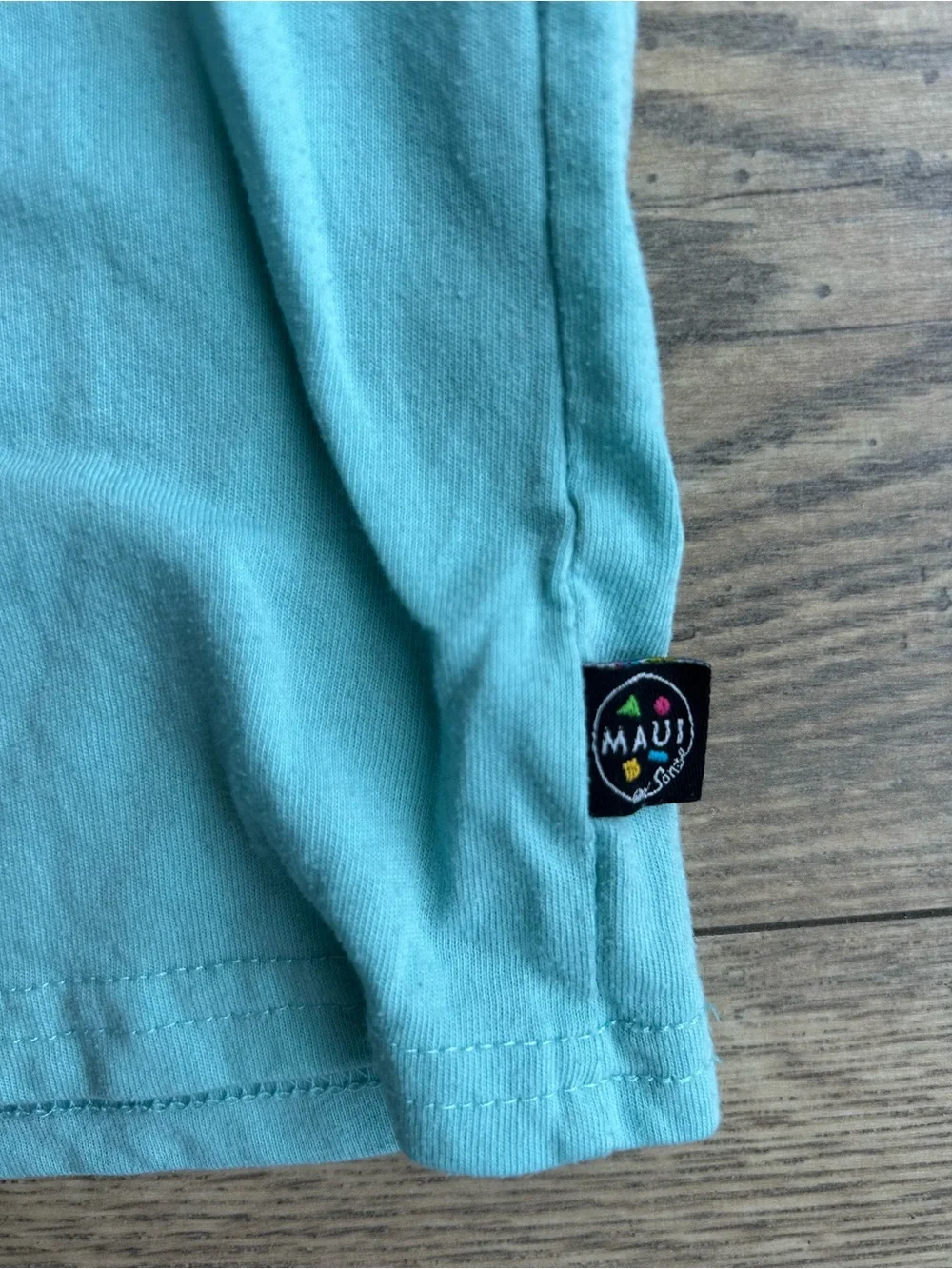 Maui and Sons Men's Turquoise Logo T-Shirt